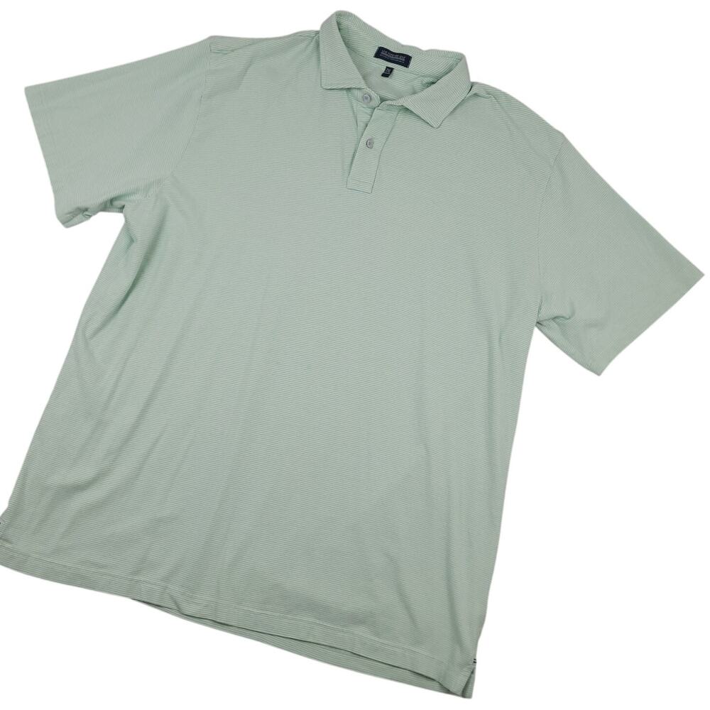 Live Forever Golf Men's Performance Short Sleeve Golf Polo Shirt Sz 2XL Green